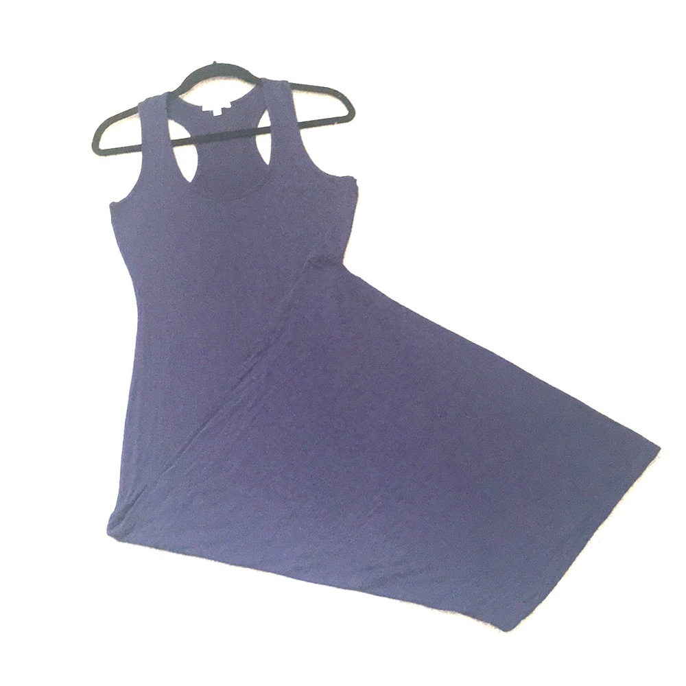 Navy maxi dress